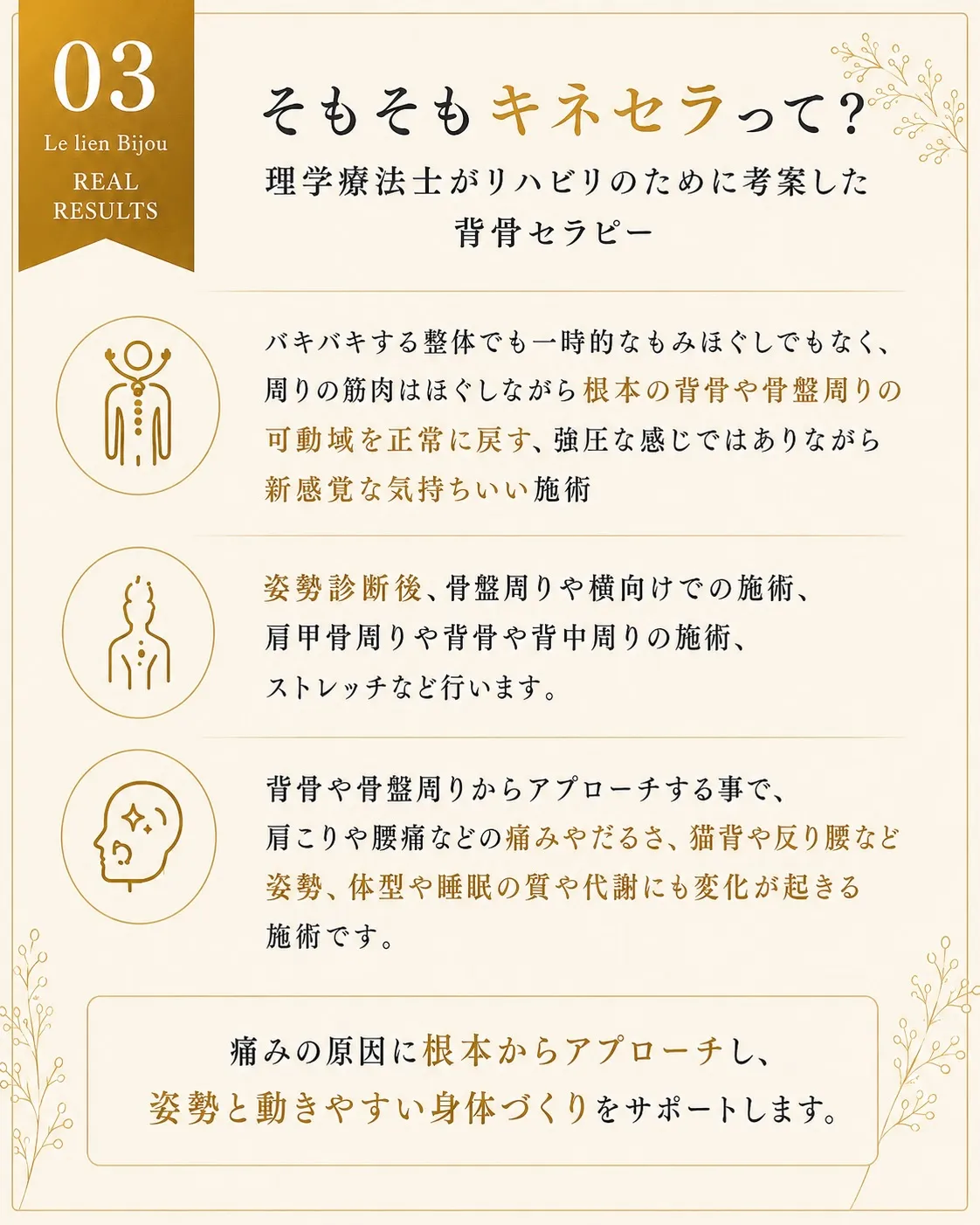 「美しい姿勢と楽な身体」をお求めの方へ